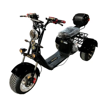 Электроскутер CITYCOCO GT X12 TRIKE Матовый чёрный